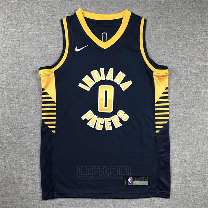 Camiseta Nino Indiana Pacers Tyrese Haliburton #0 Icon 2022-23 Azul